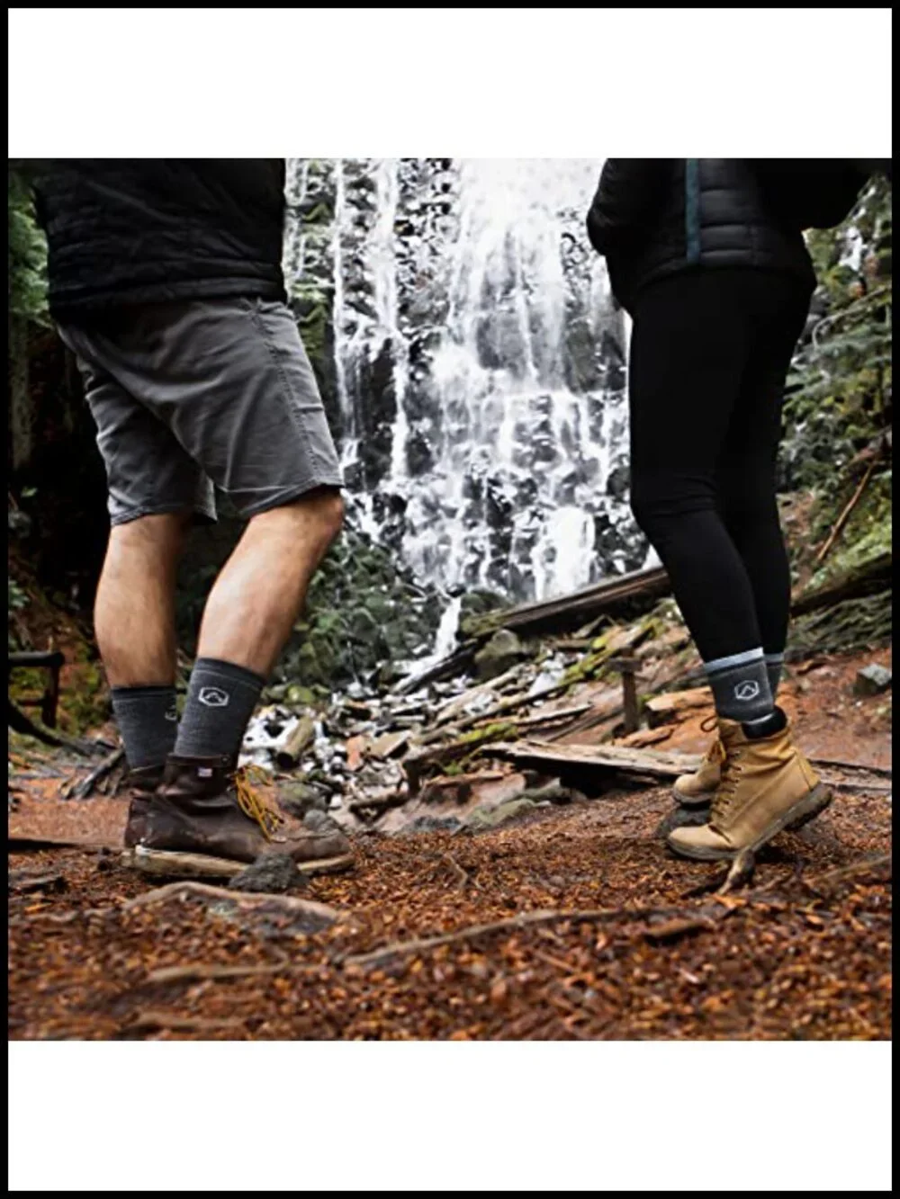 Merino Wool Hiking Socks 3-Pack Cushioned Crew Length Anti-Blister Moisture